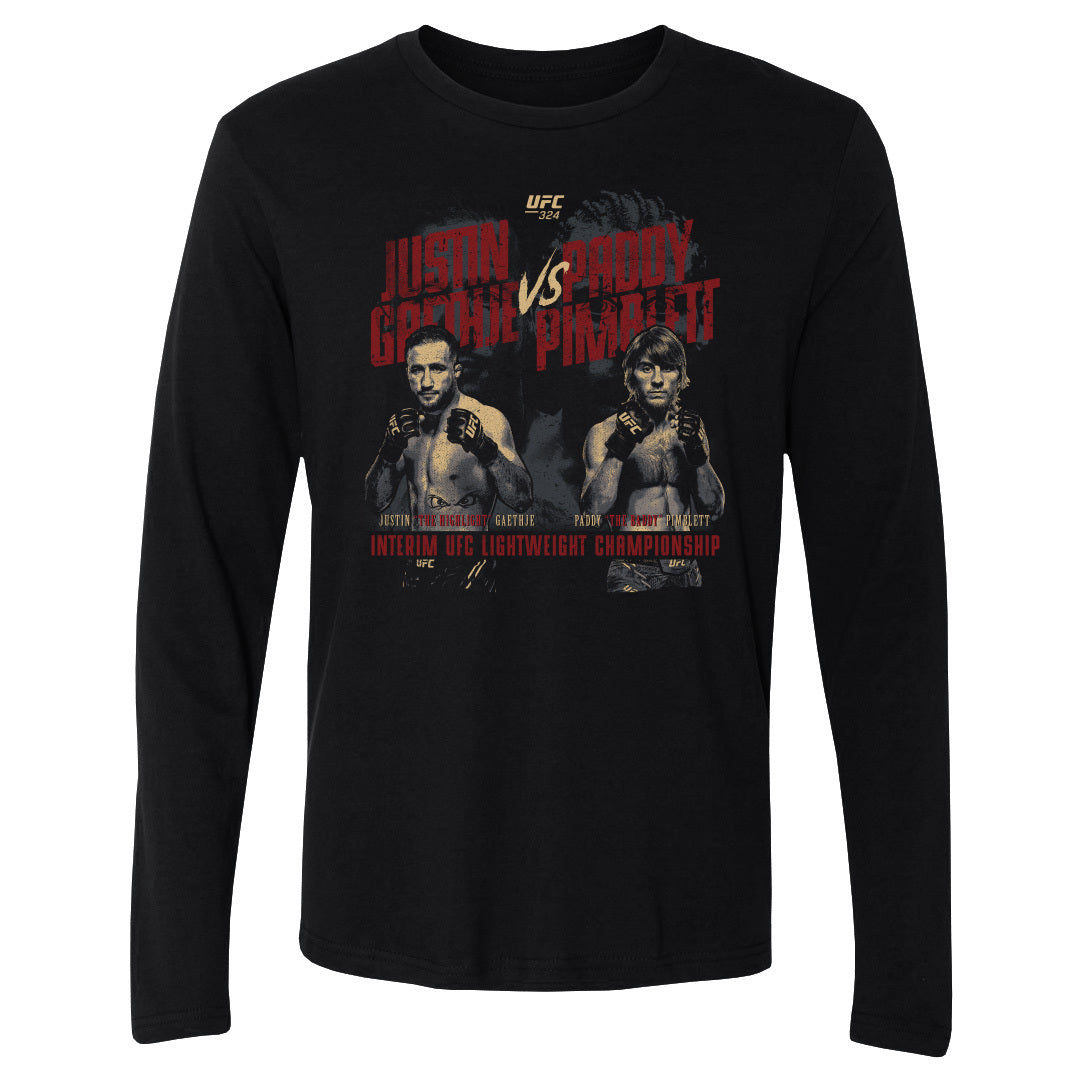 UFC 324 Men's Long Sleeve T-Shirt | 500 LEVEL