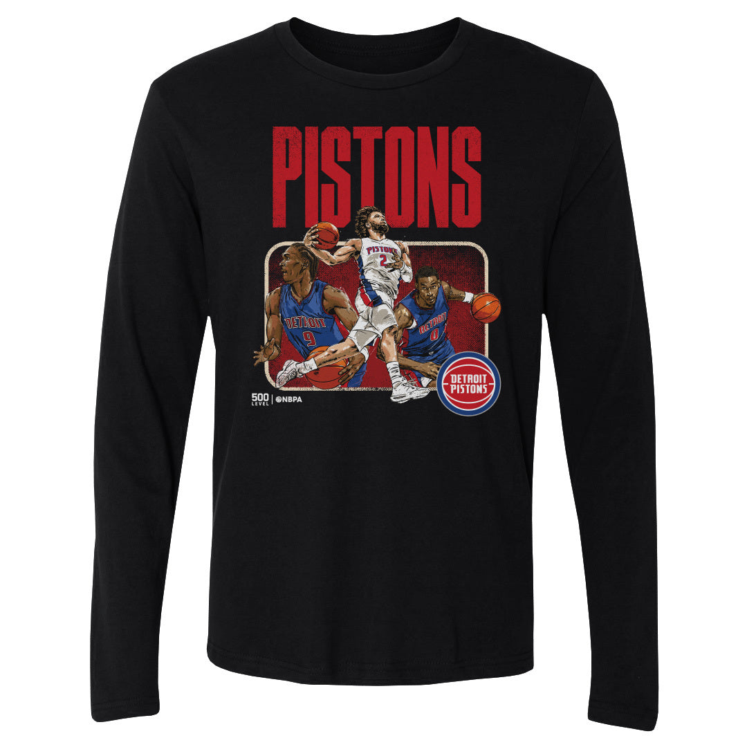 Detroit Pistons Men's Long Sleeve T-Shirt | 500 LEVEL