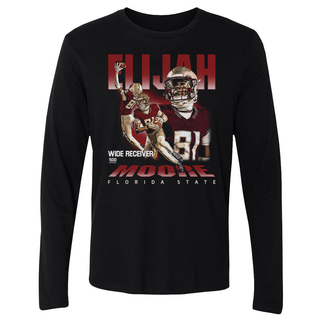Elijah Moore Men's Long Sleeve T-Shirt | 500 LEVEL