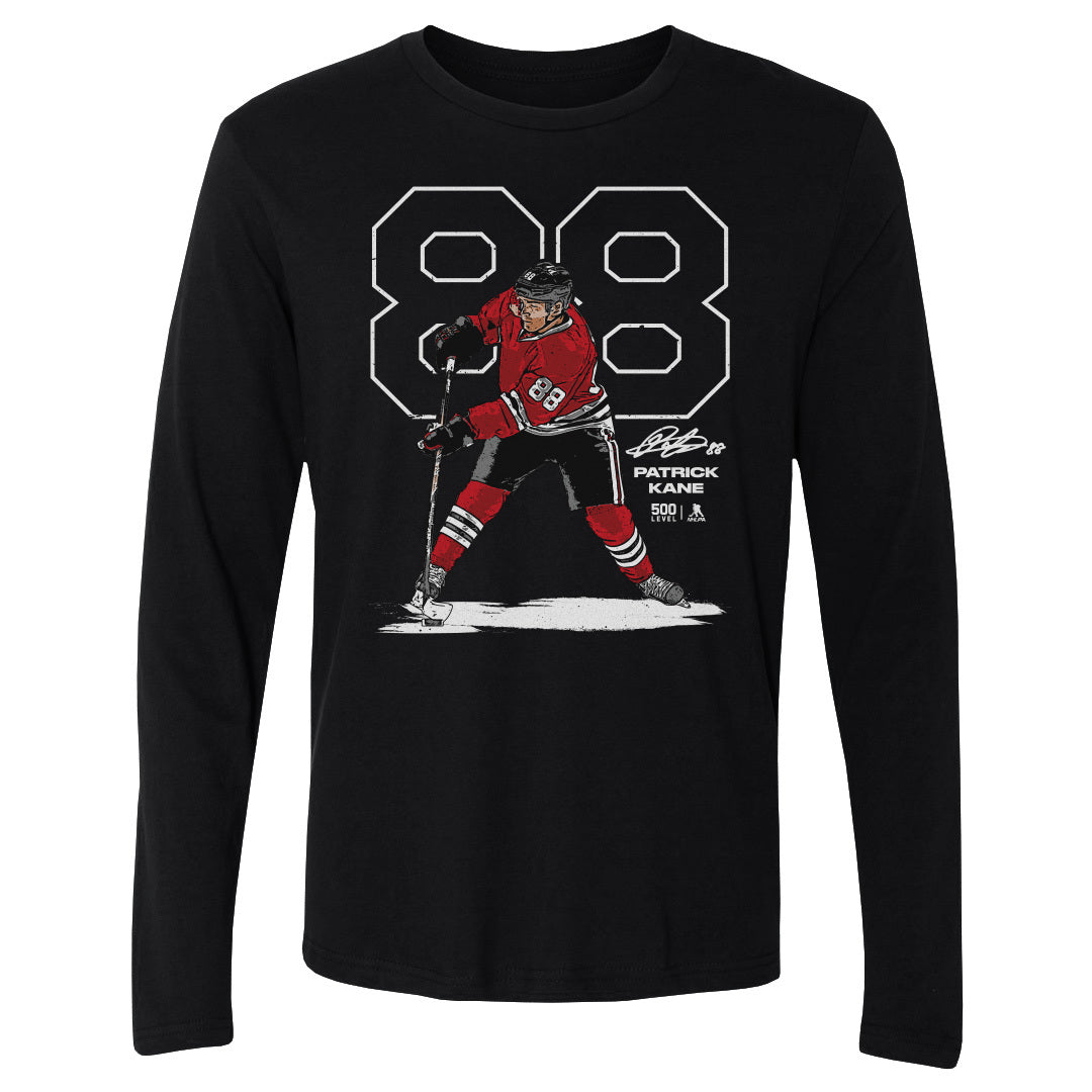 Patrick Kane Men's Long Sleeve T-Shirt | 500 LEVEL