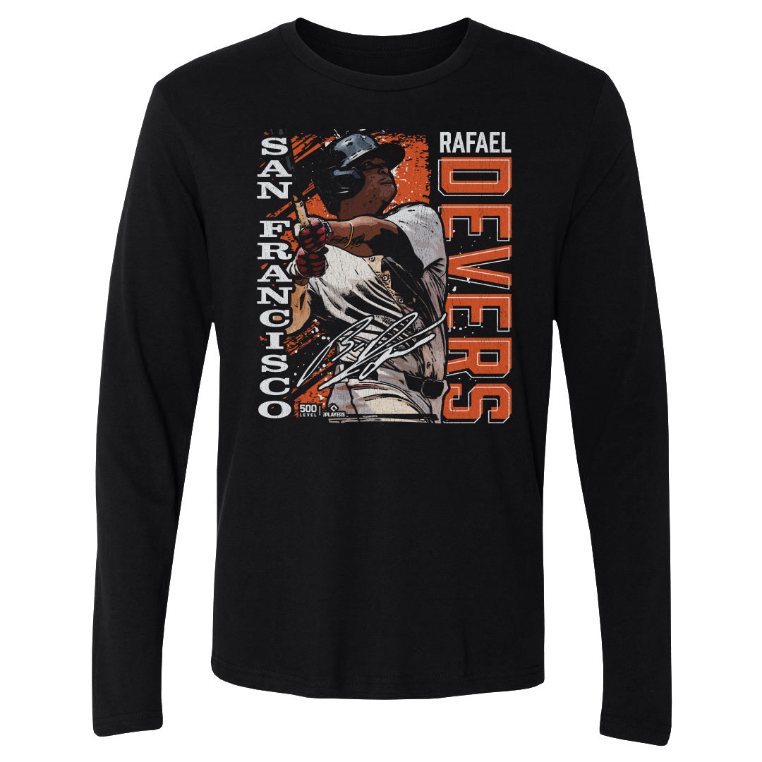 Rafael Devers Men's Long Sleeve T-Shirt | 500 LEVEL