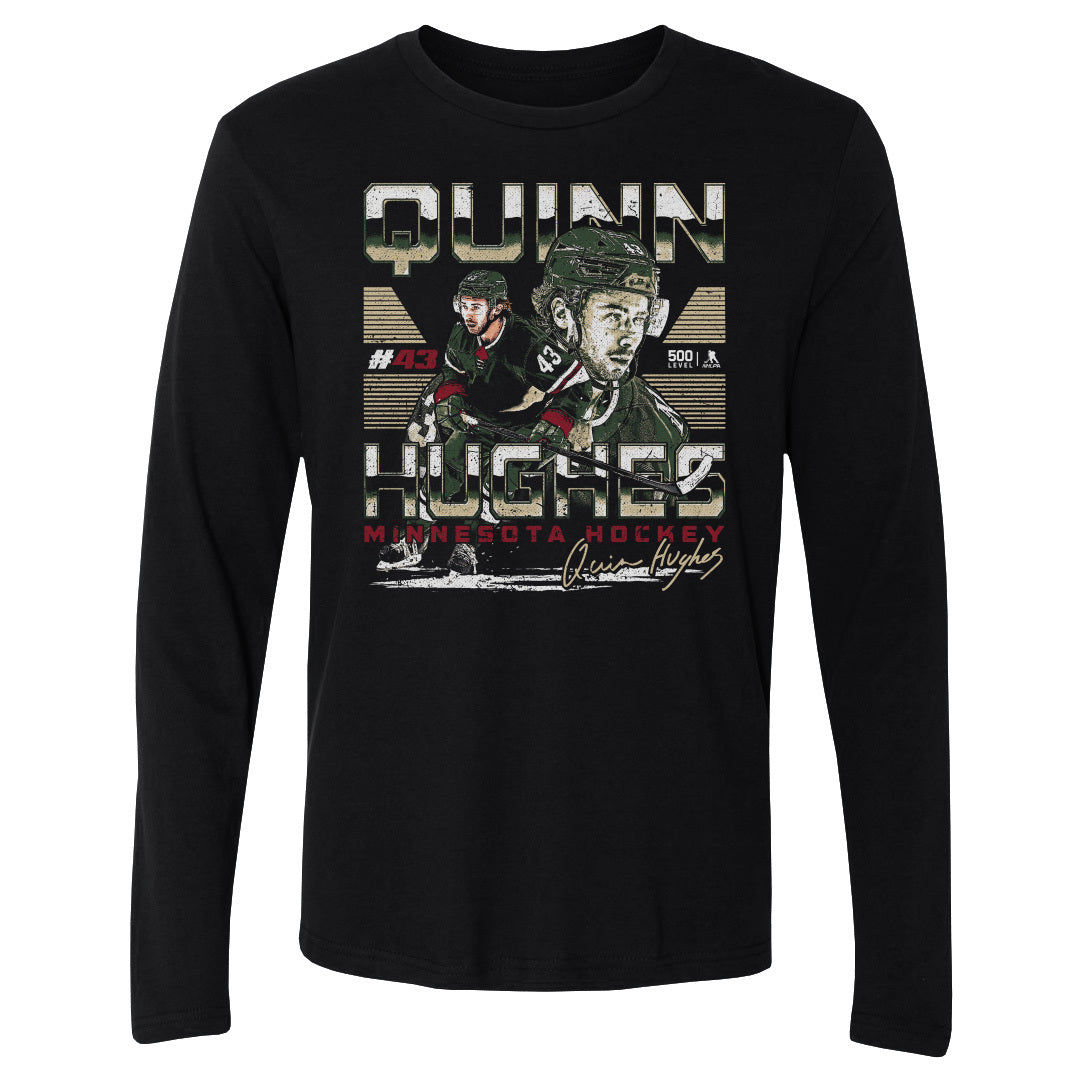 Quinn Hughes Men's Long Sleeve T-Shirt | 500 LEVEL