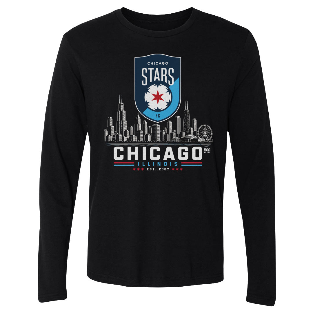 Chicago Stars FC Men's Long Sleeve T-Shirt | 500 LEVEL
