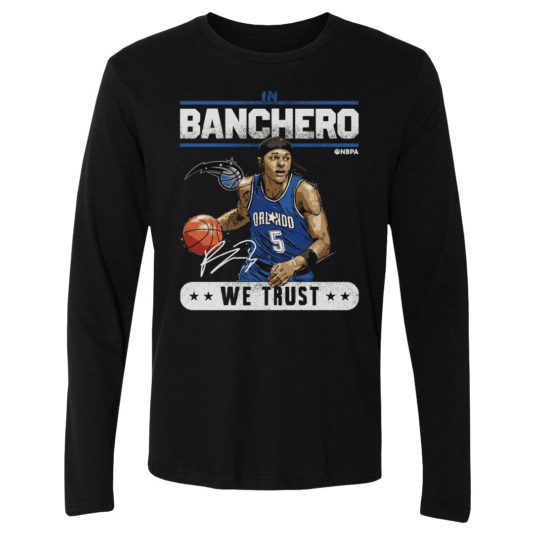 Paolo Banchero Men's Long Sleeve T-Shirt | 500 LEVEL