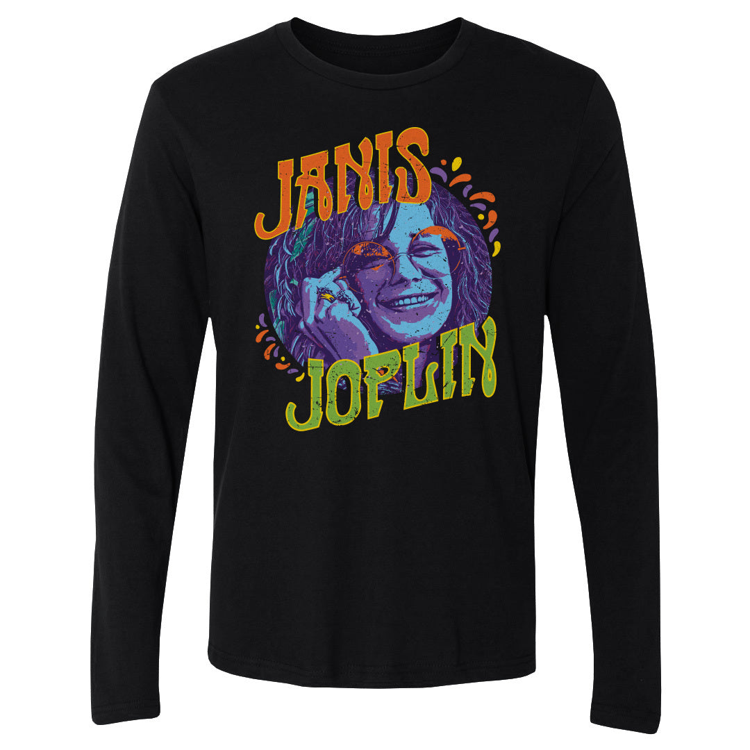 Janis Joplin Men's Long Sleeve T-Shirt | 500 LEVEL