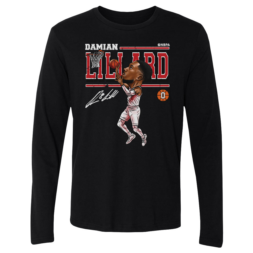 Damian Lillard Men's Long Sleeve T-Shirt | 500 LEVEL