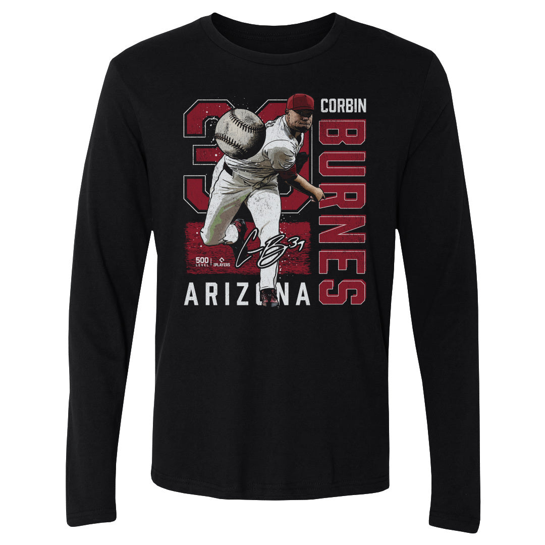 Corbin Burnes Men's Long Sleeve T-Shirt | 500 LEVEL