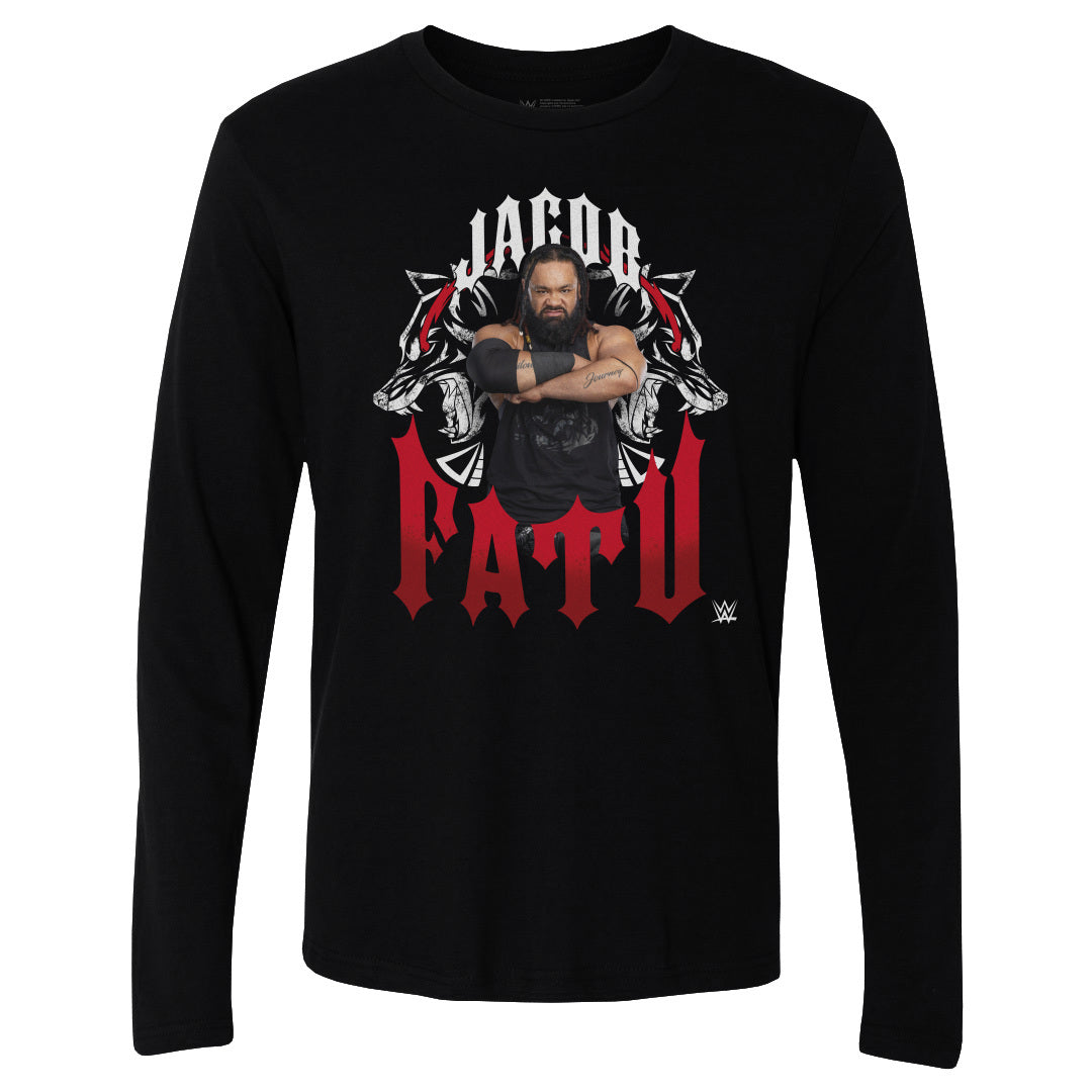 Jacob Fatu Men's Long Sleeve T-Shirt | 500 LEVEL