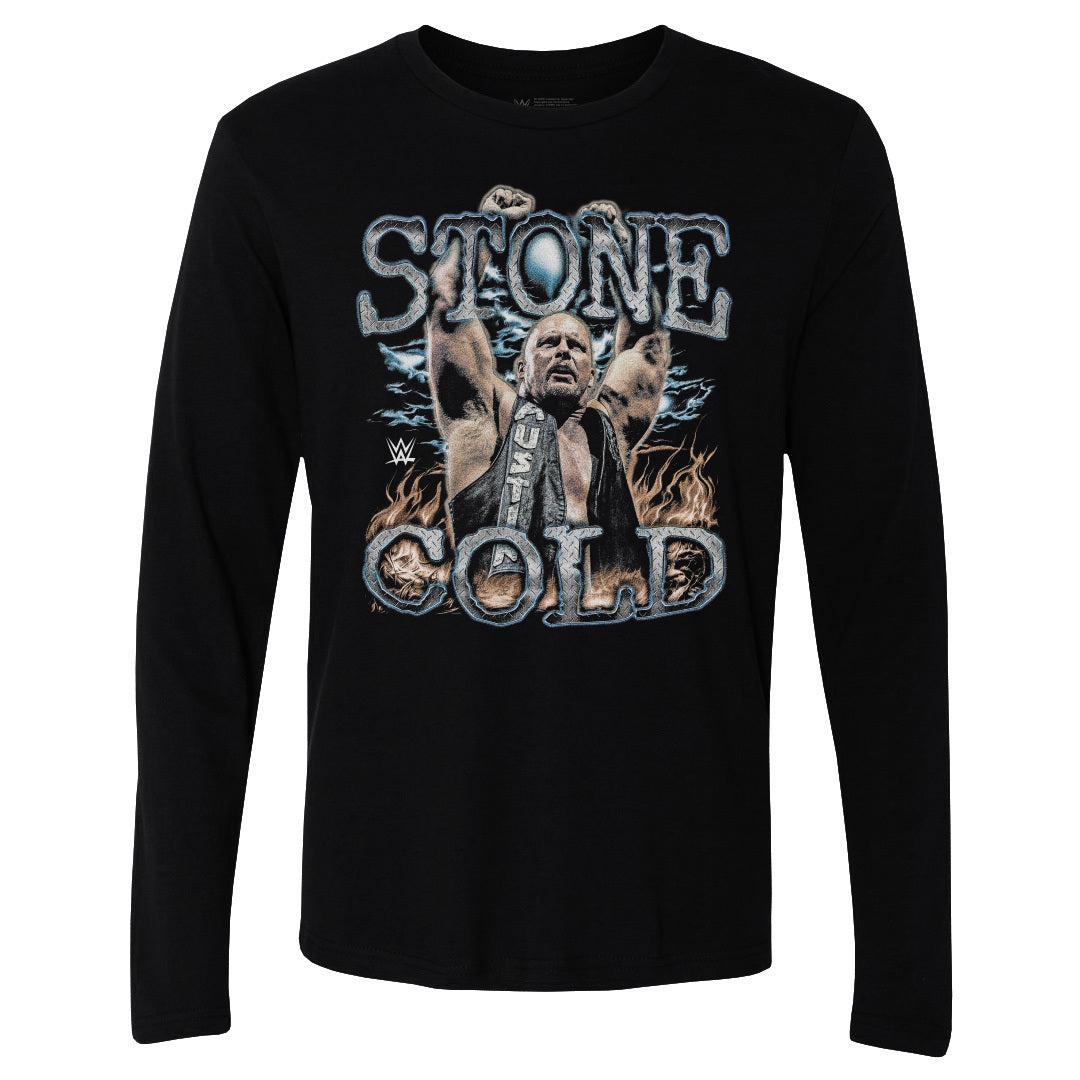 Stone Cold Steve Austin Men's Long Sleeve T-Shirt | 500 LEVEL