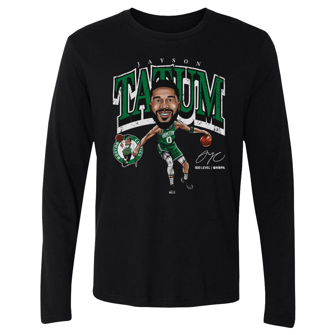 Jayson Tatum Men's Long Sleeve T-Shirt | 500 LEVEL