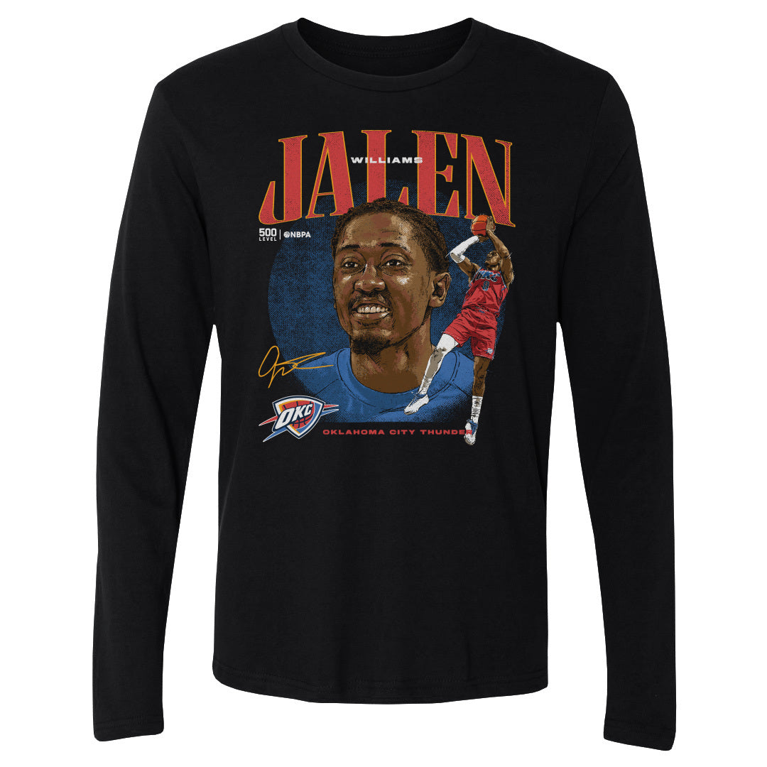 Jalen Williams Men's Long Sleeve T-Shirt | 500 LEVEL