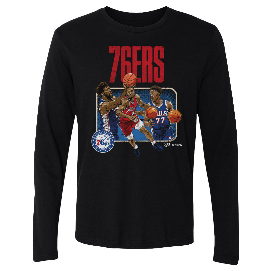 Philadelphia 76ers Men's Long Sleeve T-Shirt | 500 LEVEL