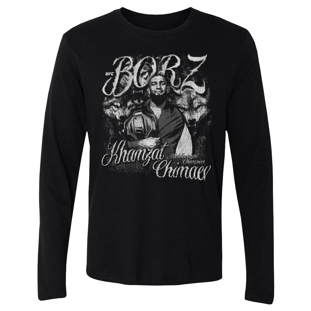 Khamzat Chimaev Men's Long Sleeve T-Shirt | 500 LEVEL