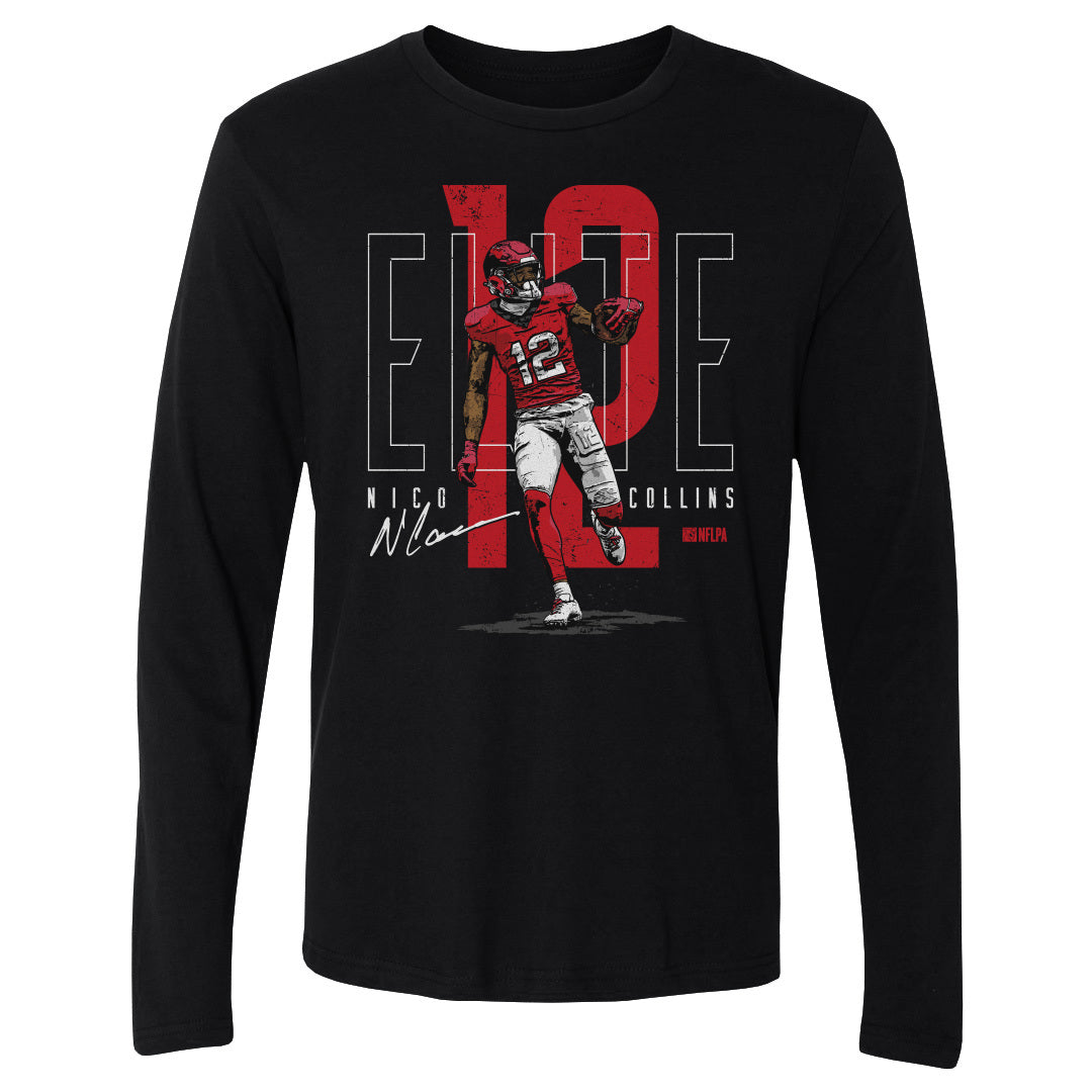 Nico Collins Men's Long Sleeve T-Shirt | 500 LEVEL