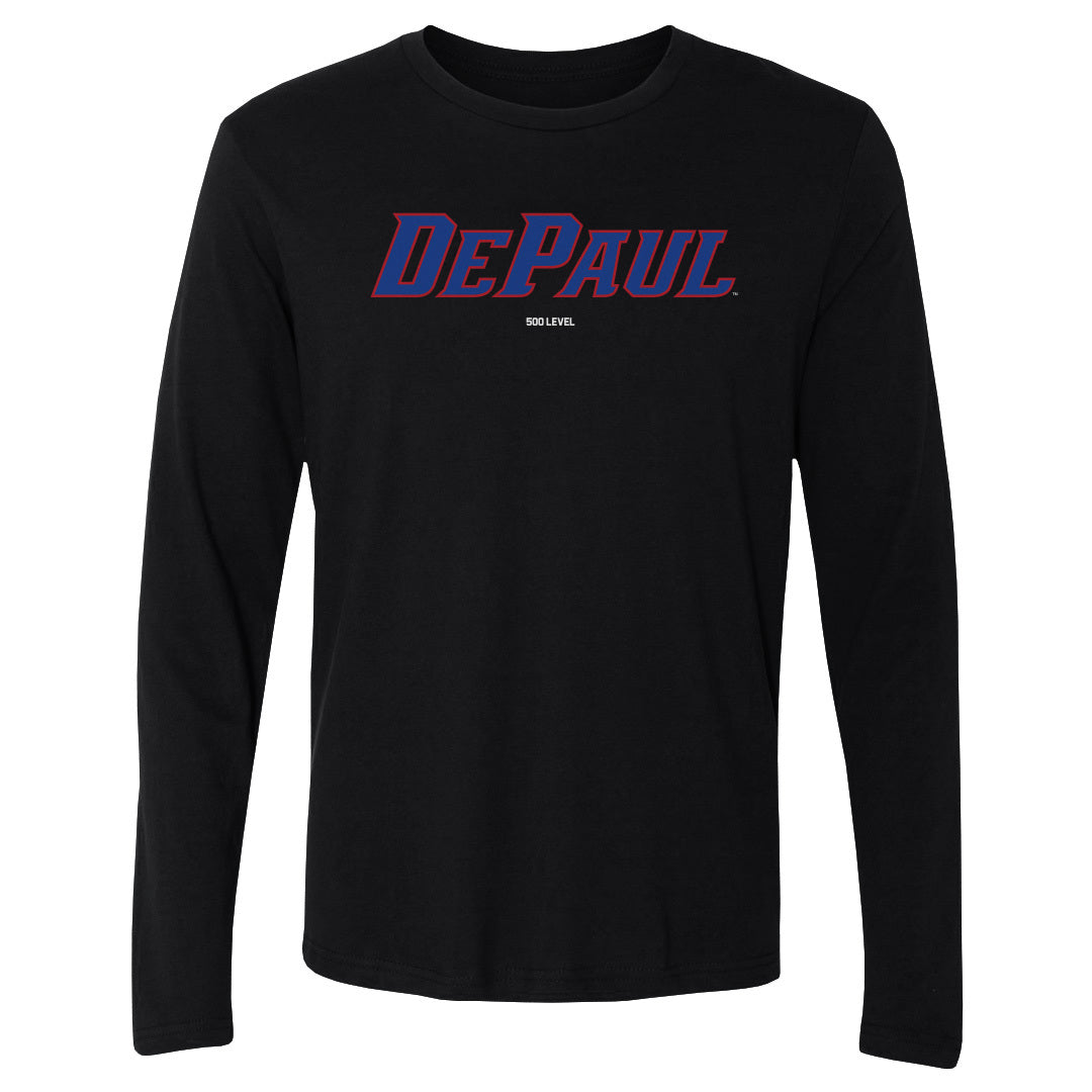 DePaul Blue Demons Men's Long Sleeve T-Shirt | 500 LEVEL