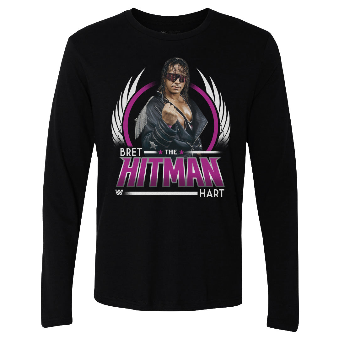 Bret Hart Men's Long Sleeve T-Shirt | 500 LEVEL