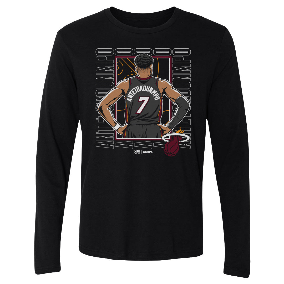 Giannis Antetokounmpo Men's Long Sleeve T-Shirt | 500 LEVEL