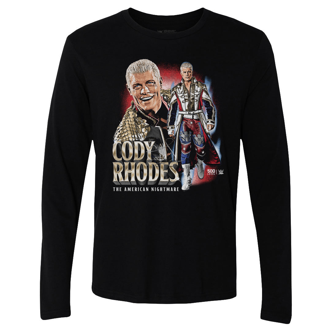 Cody Rhodes Men's Long Sleeve T-Shirt | 500 LEVEL