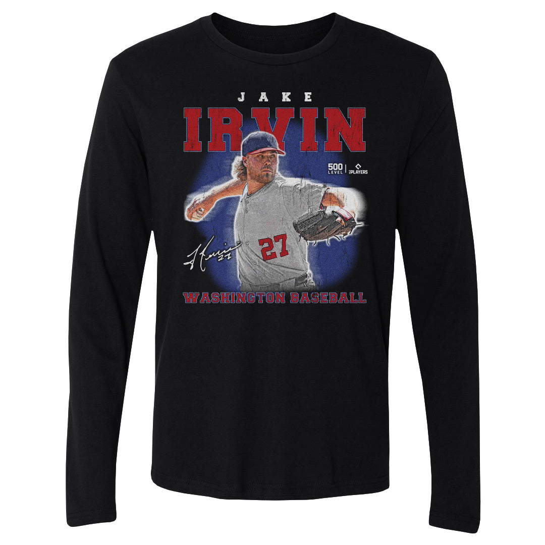 Jake Irvin Men's Long Sleeve T-Shirt | 500 LEVEL