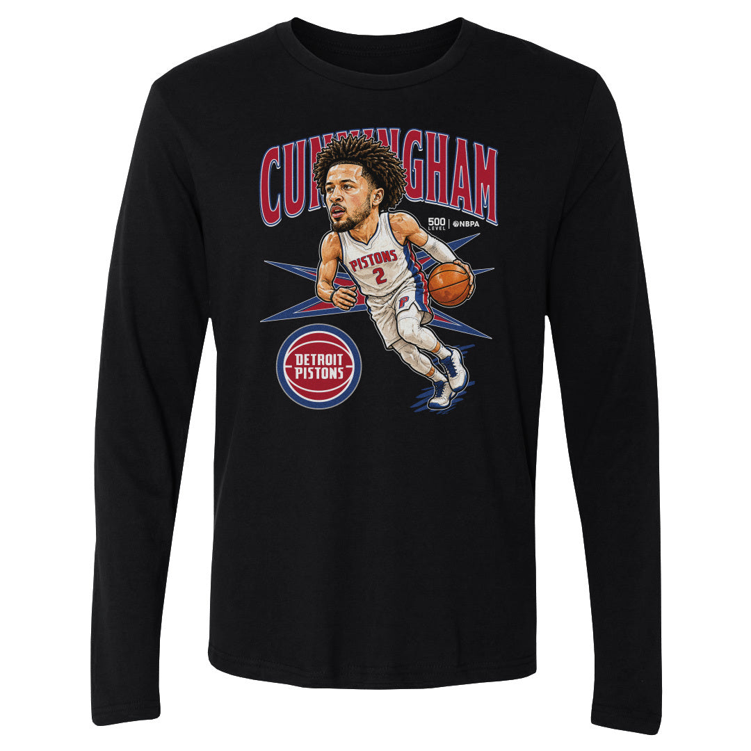 Cade Cunningham Men's Long Sleeve T-Shirt | 500 LEVEL