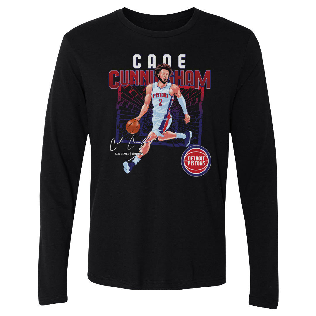 Cade Cunningham Men's Long Sleeve T-Shirt | 500 LEVEL