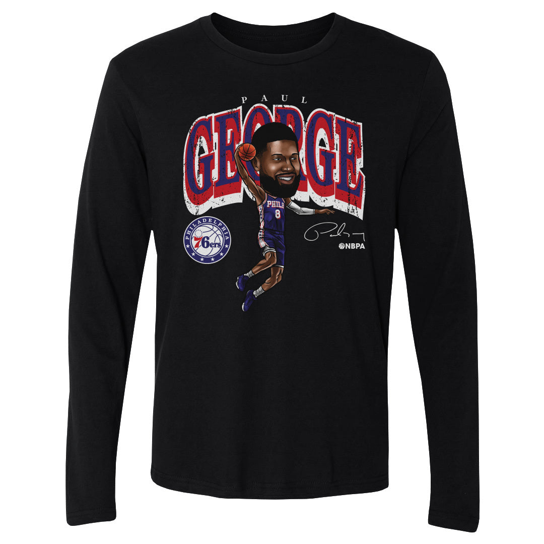 Paul George Men's Long Sleeve T-Shirt | 500 LEVEL