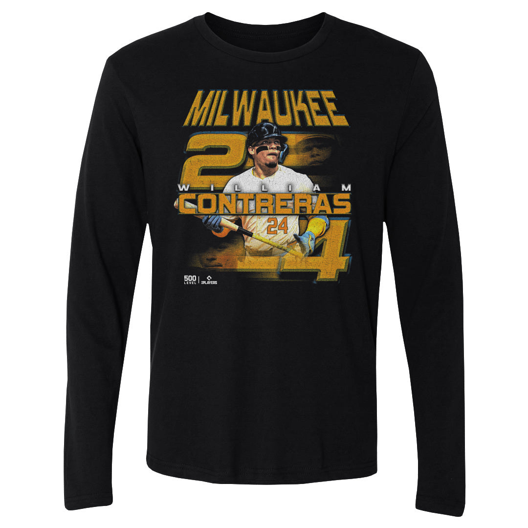 William Contreras Men's Long Sleeve T-Shirt | 500 LEVEL