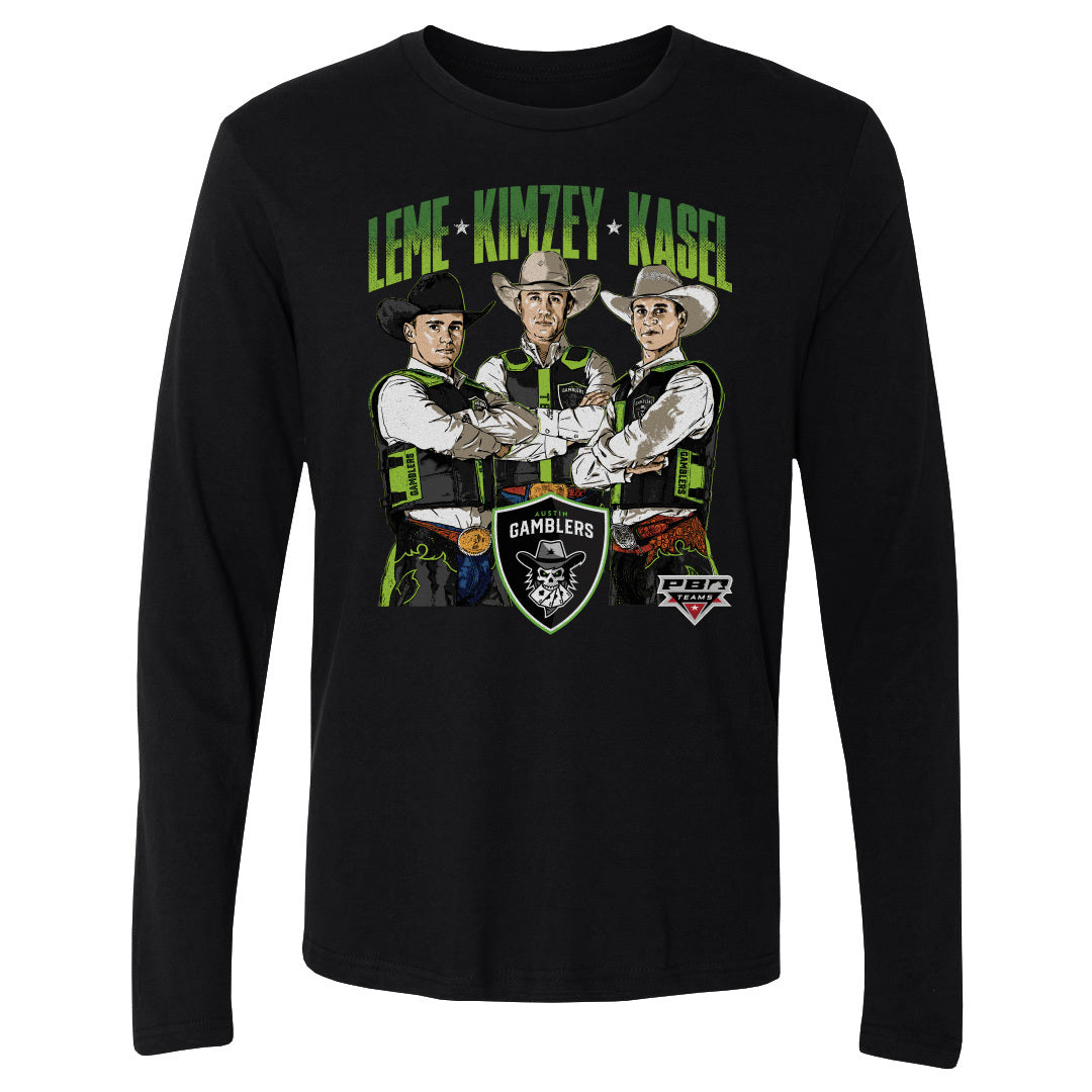 Austin Gamblers Men's Long Sleeve T-Shirt | 500 LEVEL