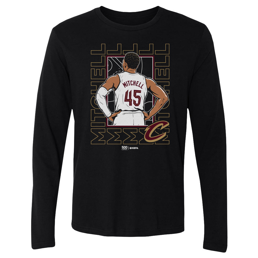 Donovan Mitchell Men's Long Sleeve T-Shirt | 500 LEVEL