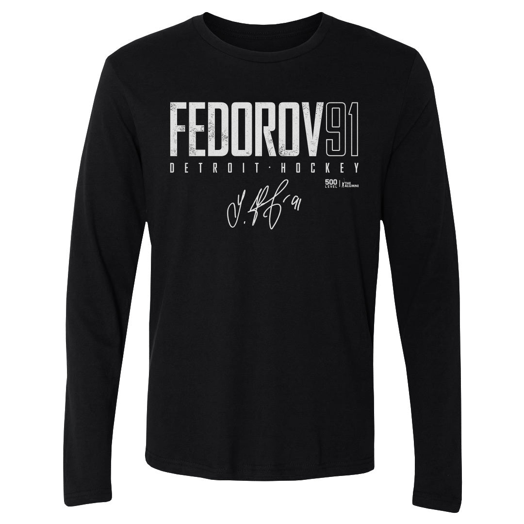 Sergei Fedorov Men's Long Sleeve T-Shirt | 500 LEVEL