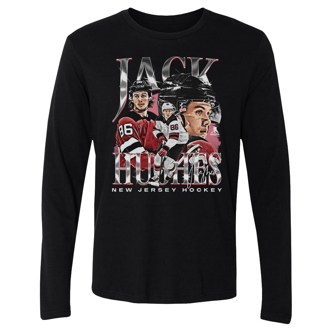 Jack Hughes Men's Long Sleeve T-Shirt | 500 LEVEL
