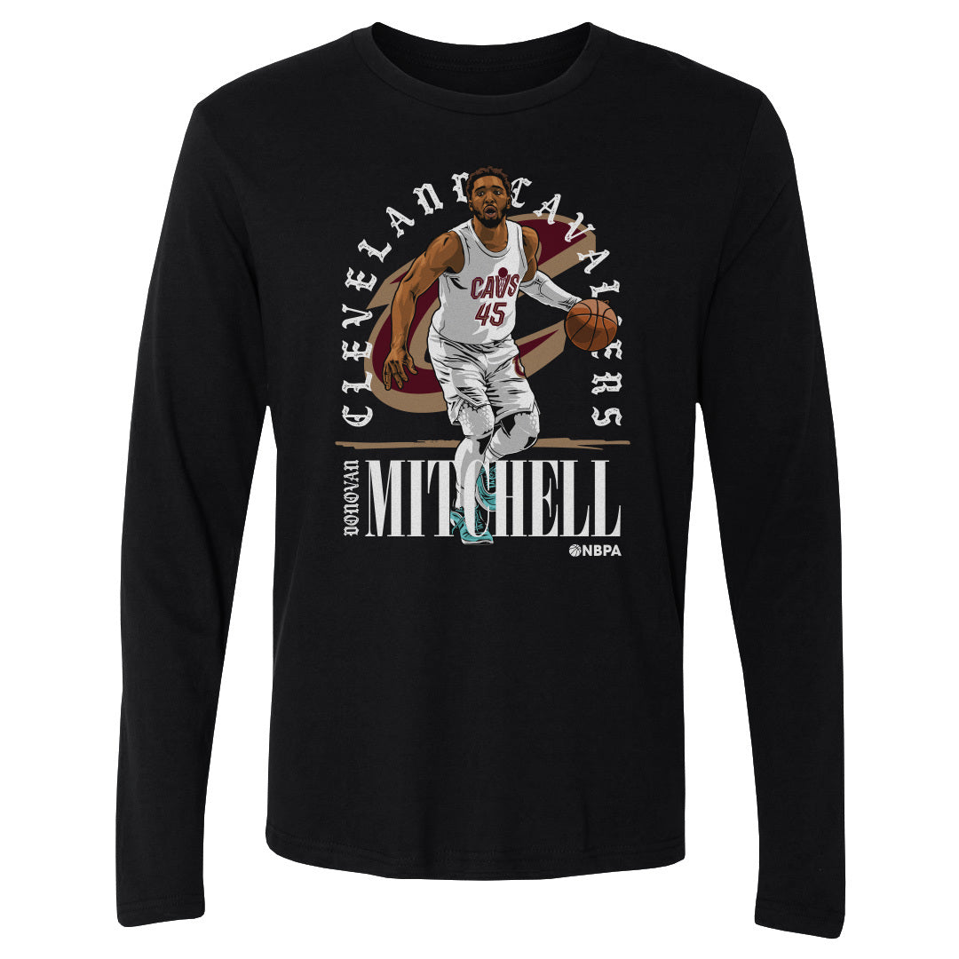 Donovan Mitchell Men's Long Sleeve T-Shirt | 500 LEVEL