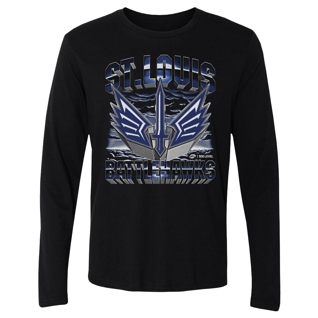 St. Louis Battlehawks Men's Long Sleeve T-Shirt | 500 LEVEL