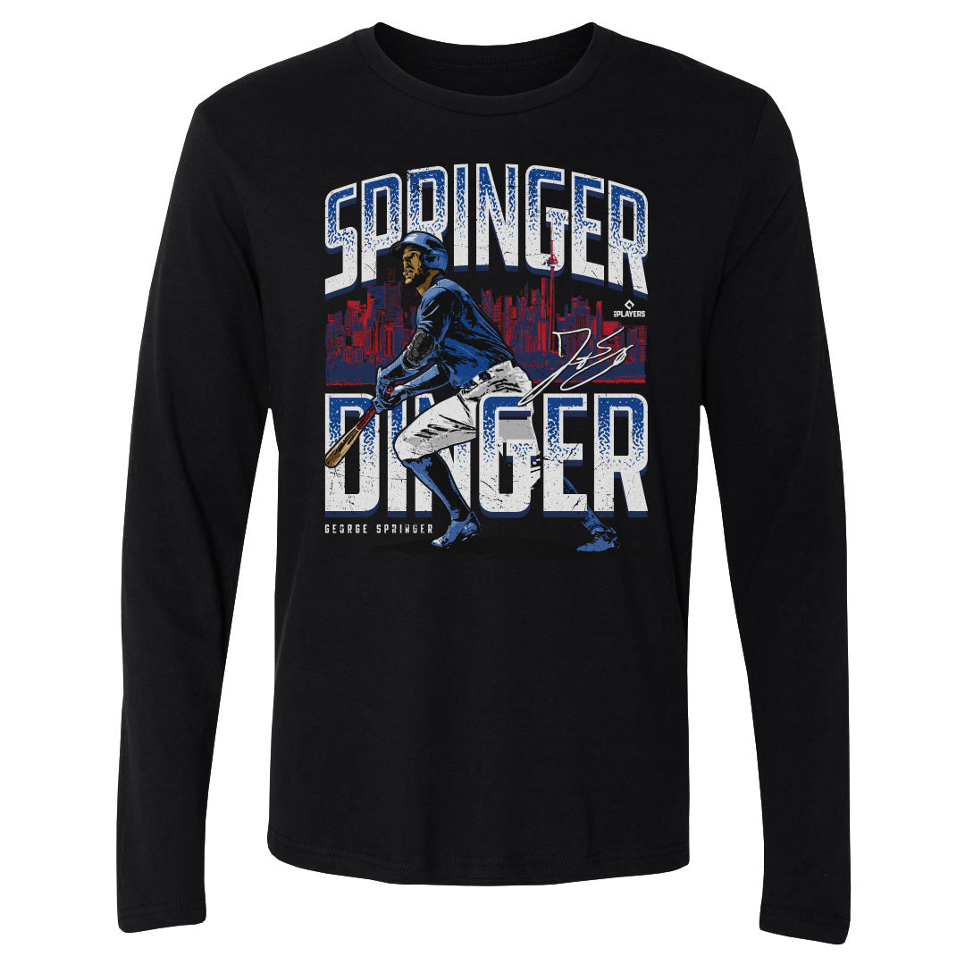 George Springer Men's Long Sleeve T-Shirt | 500 LEVEL