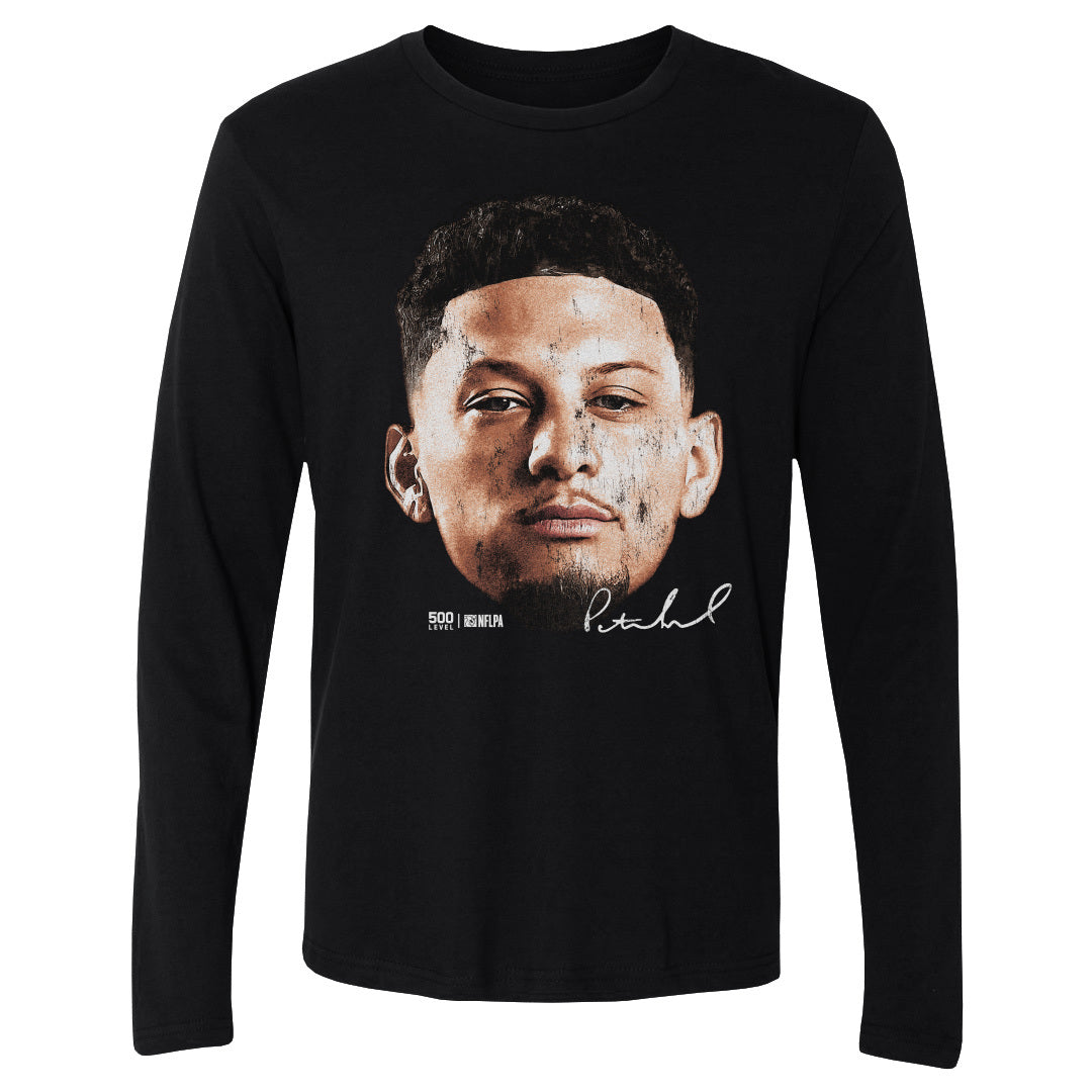 Patrick Mahomes Men's Long Sleeve T-Shirt | 500 LEVEL
