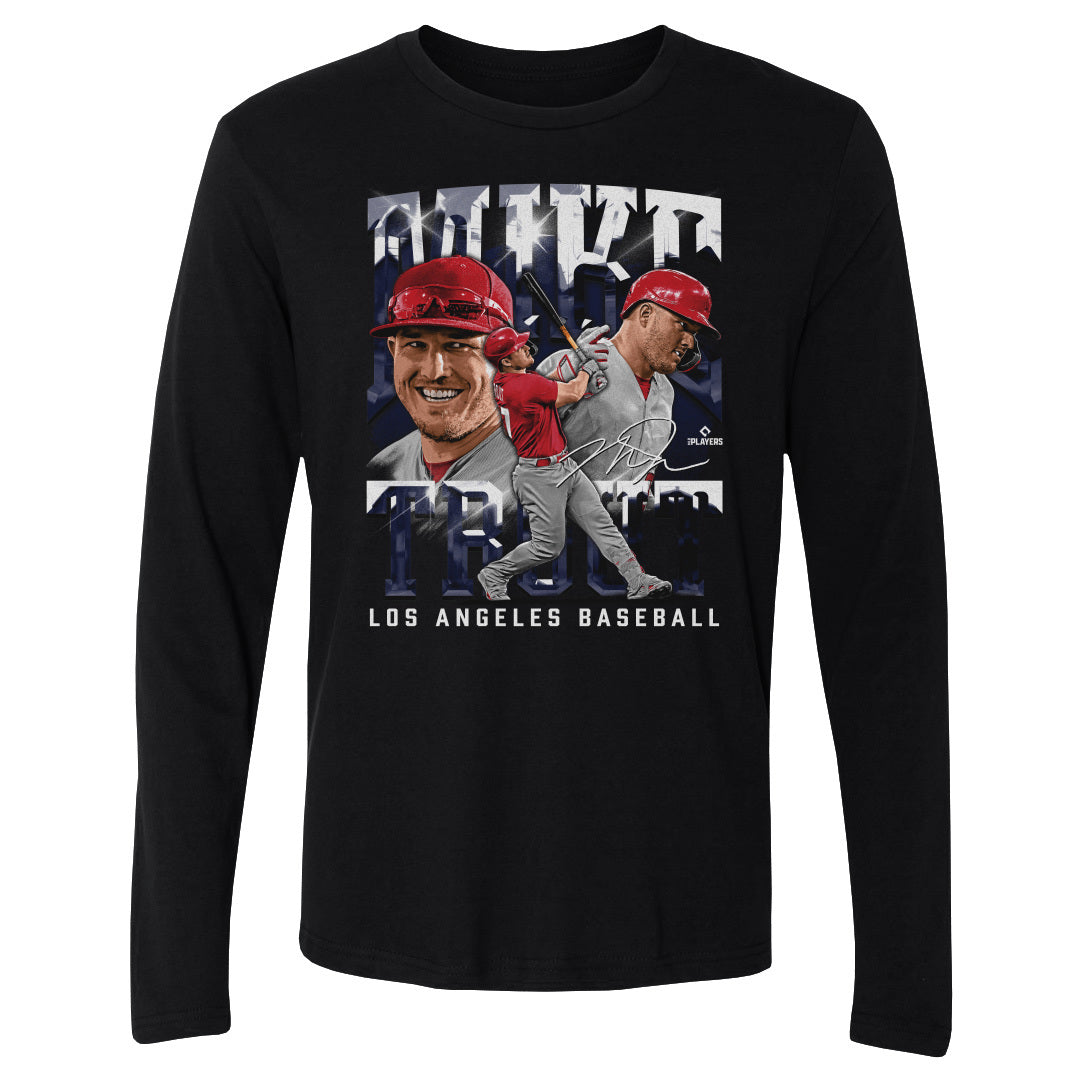 Mike Trout Men's Long Sleeve T-Shirt | 500 LEVEL