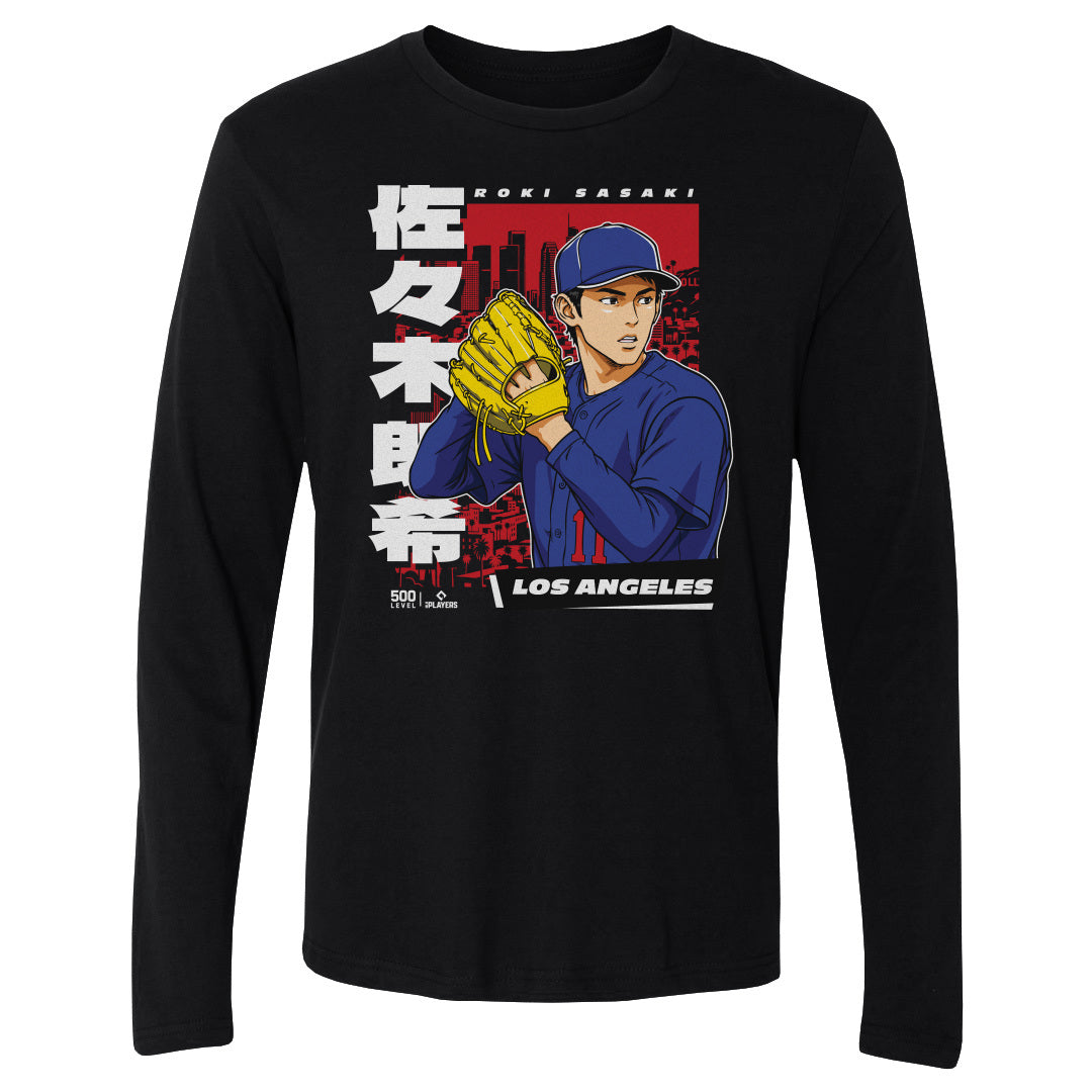 Roki Sasaki Men's Long Sleeve T-Shirt | 500 LEVEL