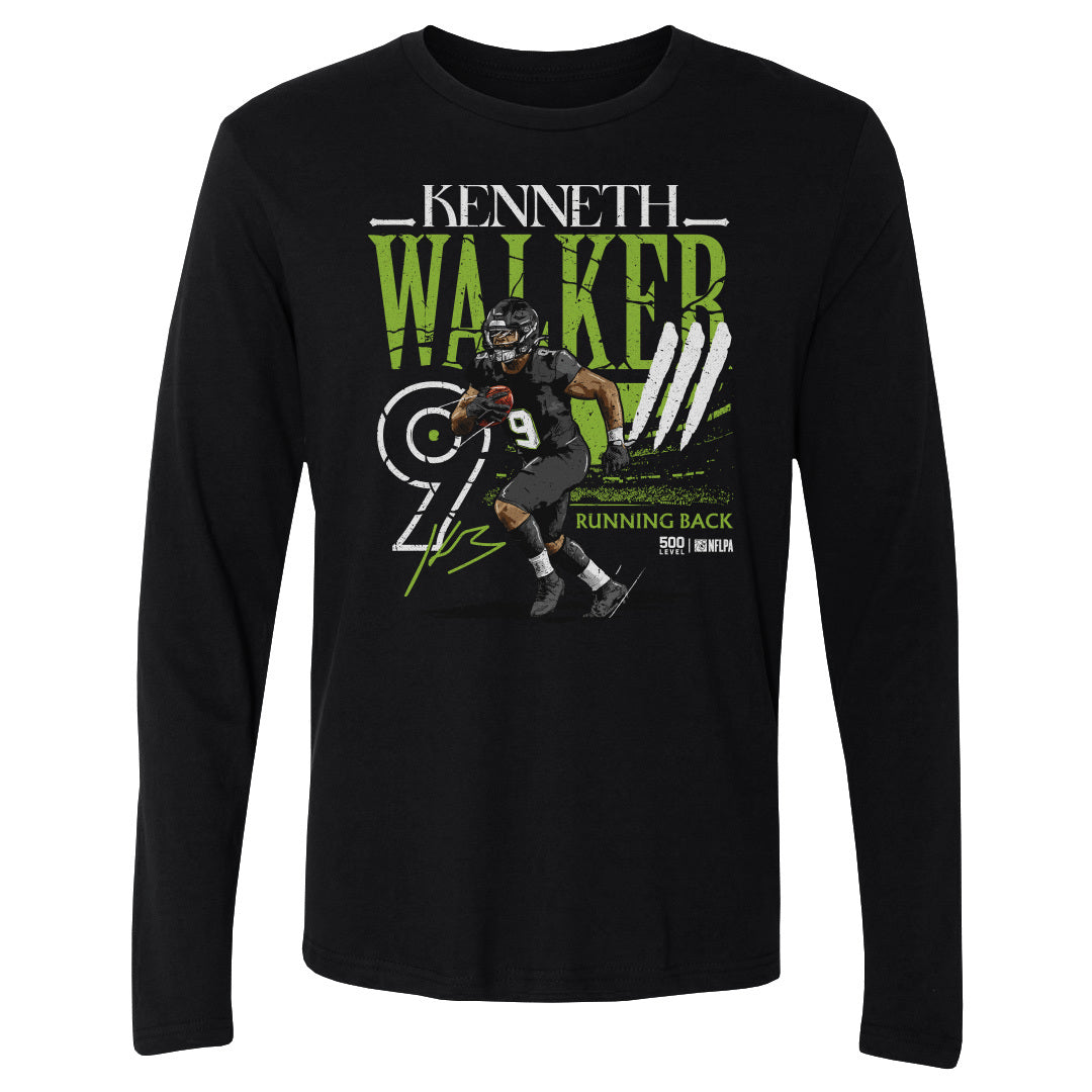 Kenneth Walker III Men's Long Sleeve T-Shirt | 500 LEVEL