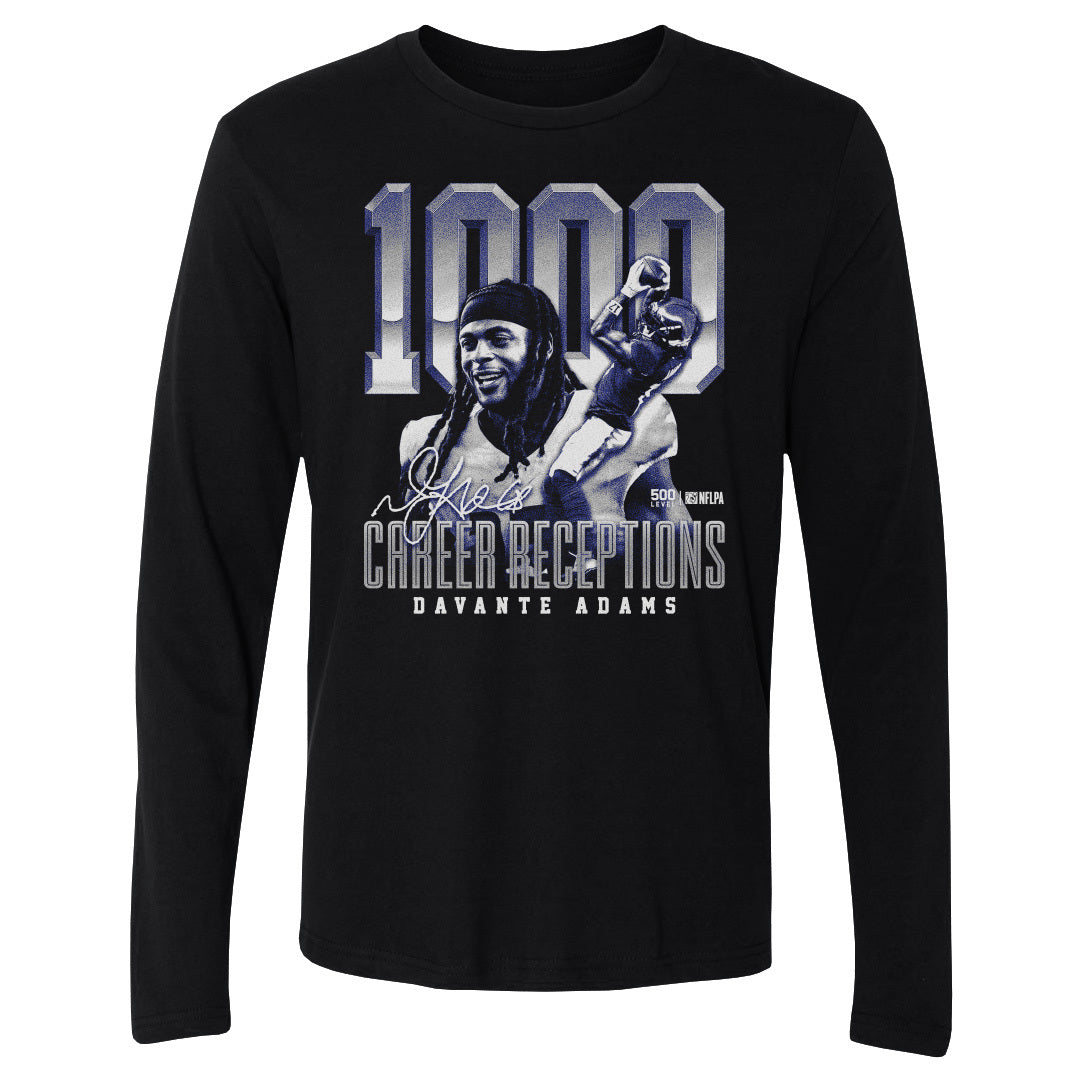 Davante Adams Men's Long Sleeve T-Shirt | 500 LEVEL