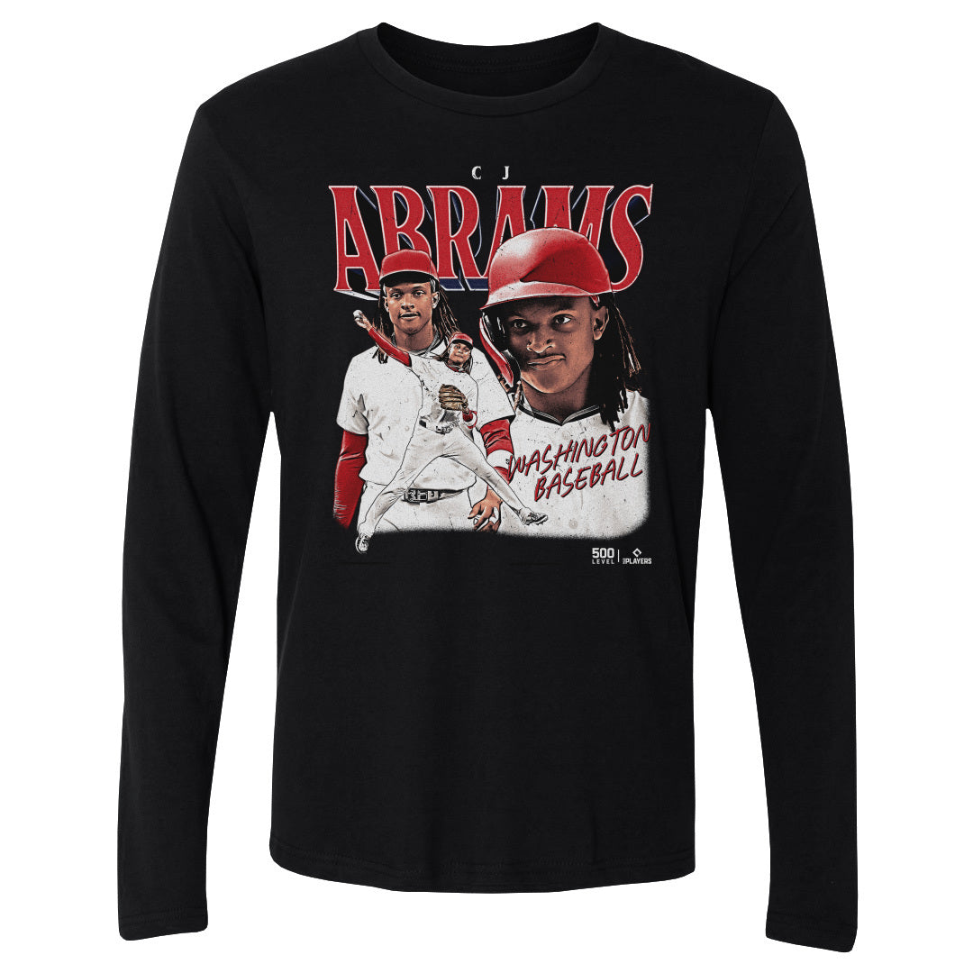 CJ Abrams Men's Long Sleeve T-Shirt | 500 LEVEL