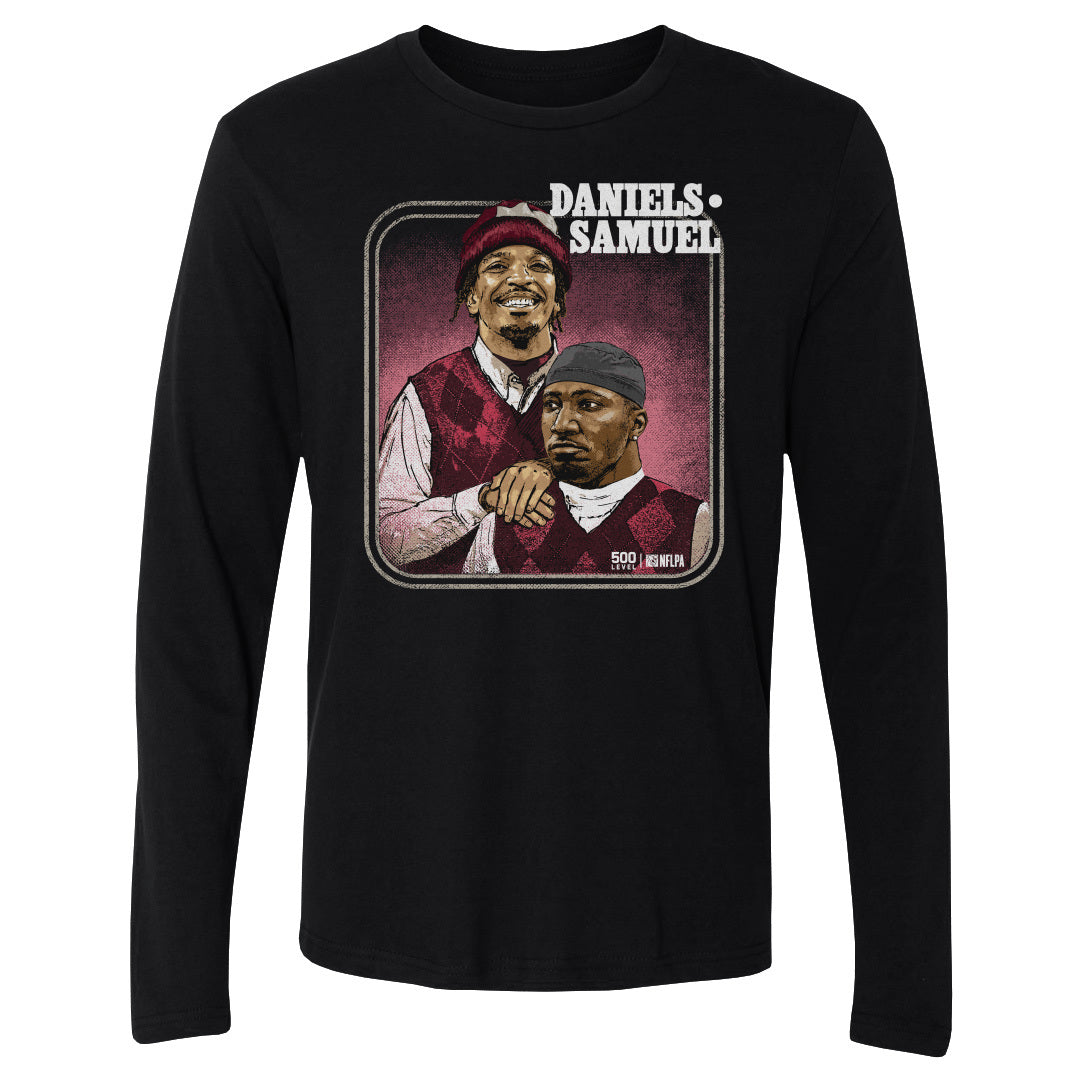 Jayden Daniels Men's Long Sleeve T-Shirt | 500 LEVEL