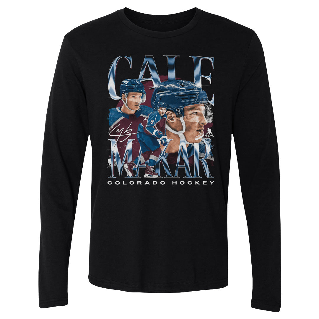 Cale Makar Men's Long Sleeve T-Shirt | 500 LEVEL