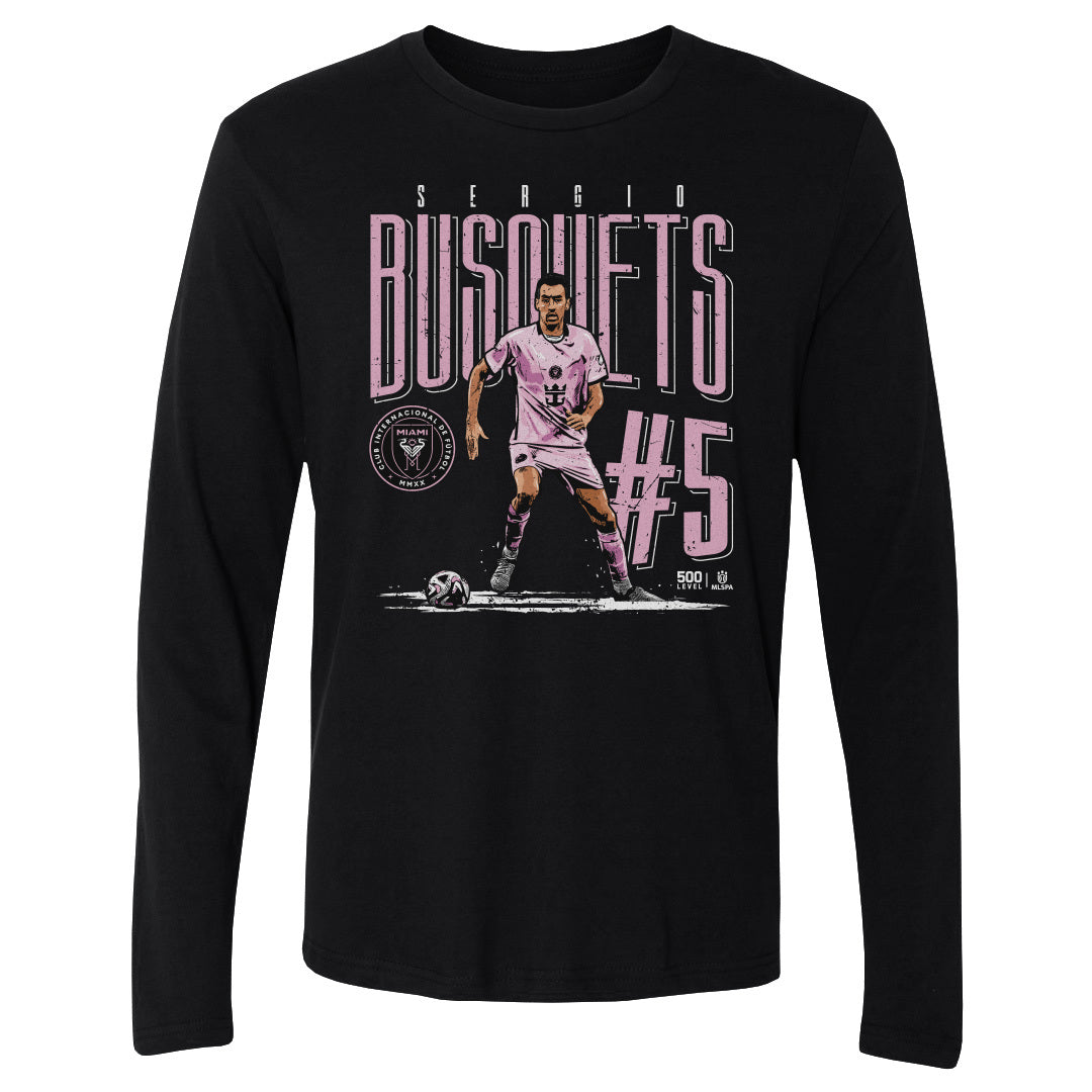Sergio Busquets Men's Long Sleeve T-Shirt | 500 LEVEL