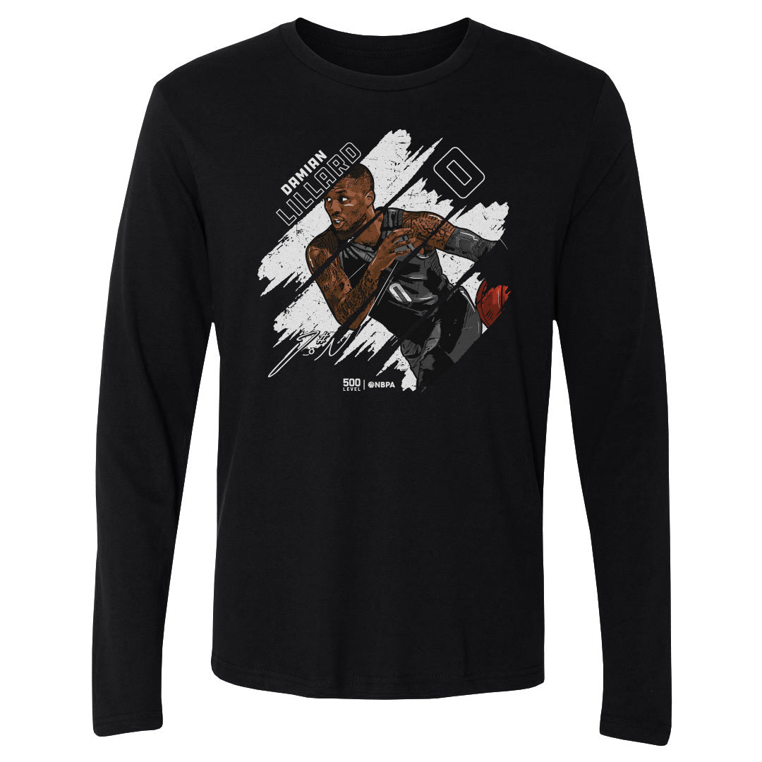Damian Lillard Men's Long Sleeve T-Shirt | 500 LEVEL