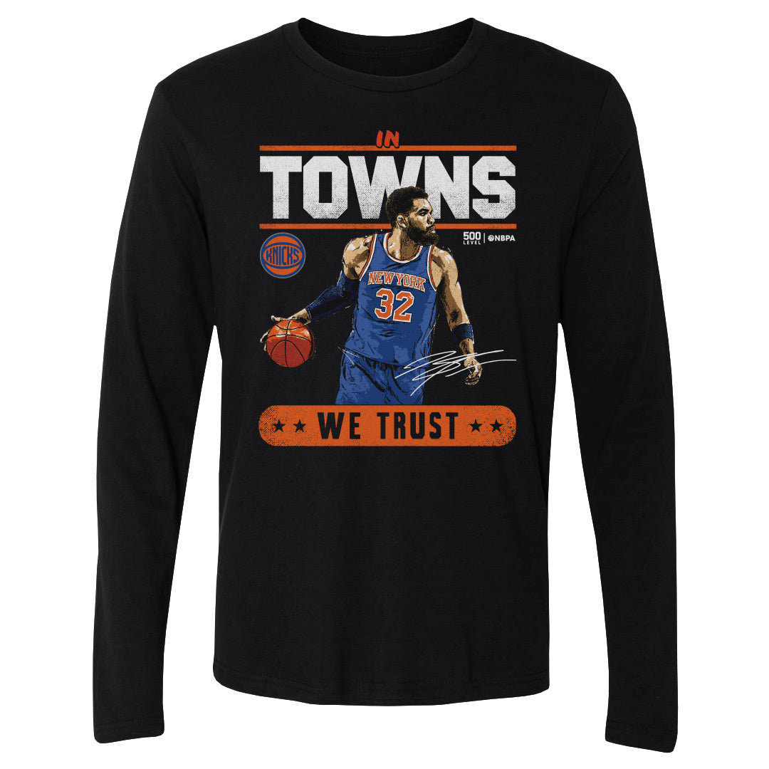 Karl-Anthony Towns Men's Long Sleeve T-Shirt | 500 LEVEL