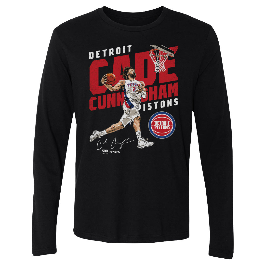 Cade Cunningham Men's Long Sleeve T-Shirt | 500 LEVEL
