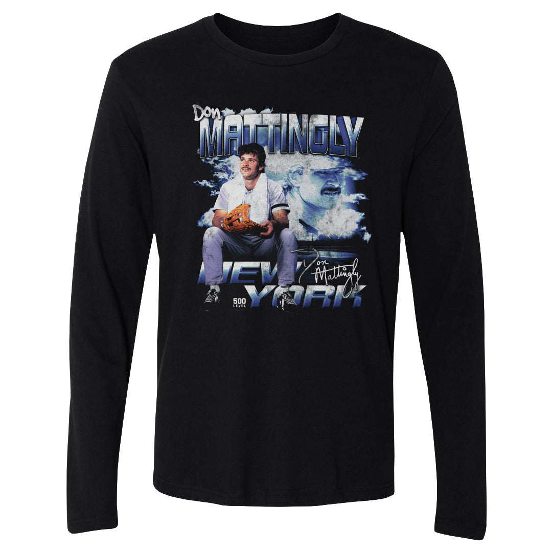 Don Mattingly Men's Long Sleeve T-Shirt | 500 LEVEL