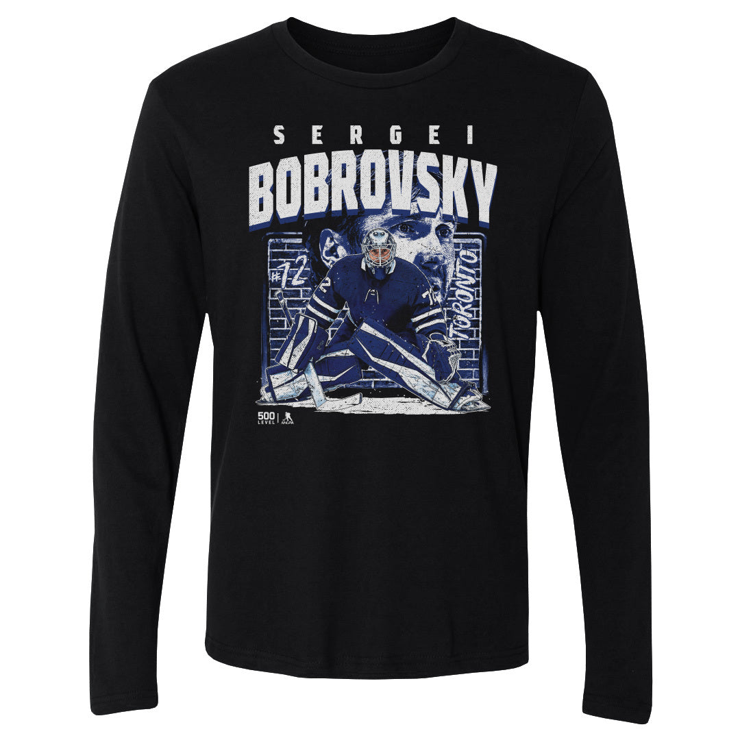 Sergei Bobrovsky Men's Long Sleeve T-Shirt | 500 LEVEL