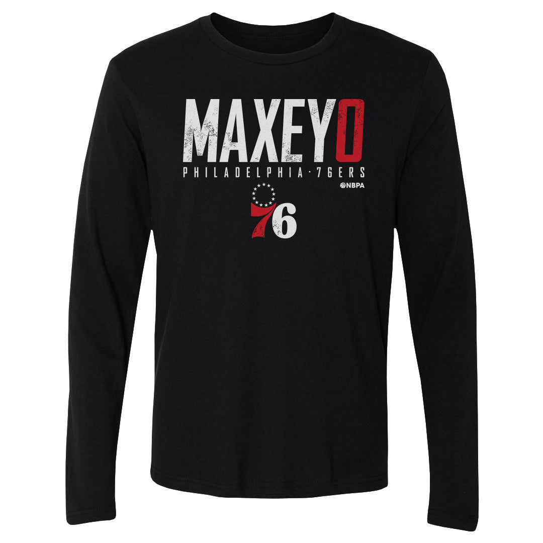 Tyrese Maxey Men's Long Sleeve T-Shirt | 500 LEVEL
