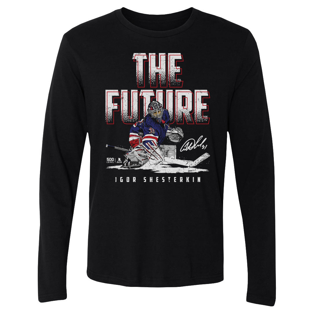 Igor Shesterkin Men's Long Sleeve T-Shirt | 500 LEVEL